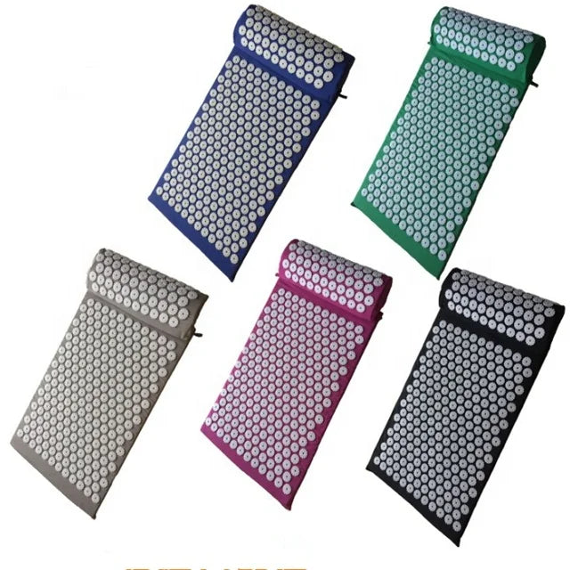 TPE 5mm Non-slip Yoga Spike Acupressure Mat with Customized Color and Logo