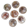 Wholesale natural carved crystal crafts mini flower agate ashtray cherry blossom agate bowl for gift decoration