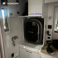MOBORV MOTORHOME PART RV Appliances Fully AUTOMATIC FRONT LOAD MINI WALL MOUNTED WASHING MACHINE CE Certified