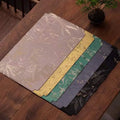 Chinese Style Waterproof Dry Pour Tea Mat Cotton and Linen Waterproof Table Thickened Teacup Mat Dry Pour Tea Cloth Tea Towel