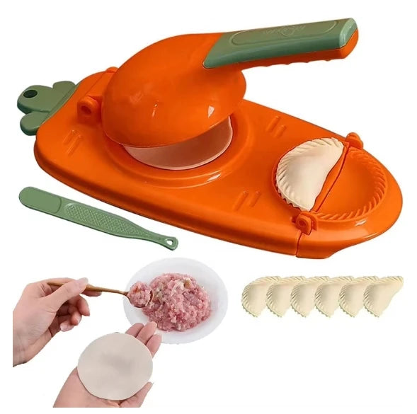 Wholesale Customized 2-in-1 Dumpling Mold & Noodle Press Handmade Plastic Tool for Making Dumplings & Noodles