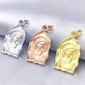 Pure Silver Wholesale Religious Jewelry S925 Solid Silver Virgin Mary Fine Pendants Charms