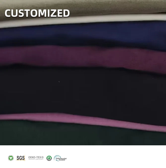 In Stock Hot Sell 200 GSM Cotton Spandex Weft Knit Breathable Wicking Jersey Fabric for Girls & Boys Clothing