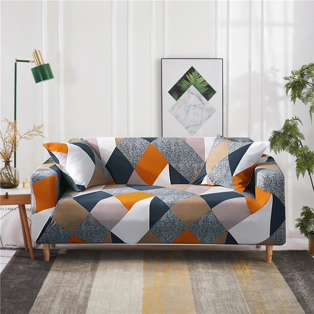 Reador Retailer Hot Selling Printed Couch Cover Elastic Sofa Spandex Couch Seat Cover Best Sofa Cover Stretch Slipcover
