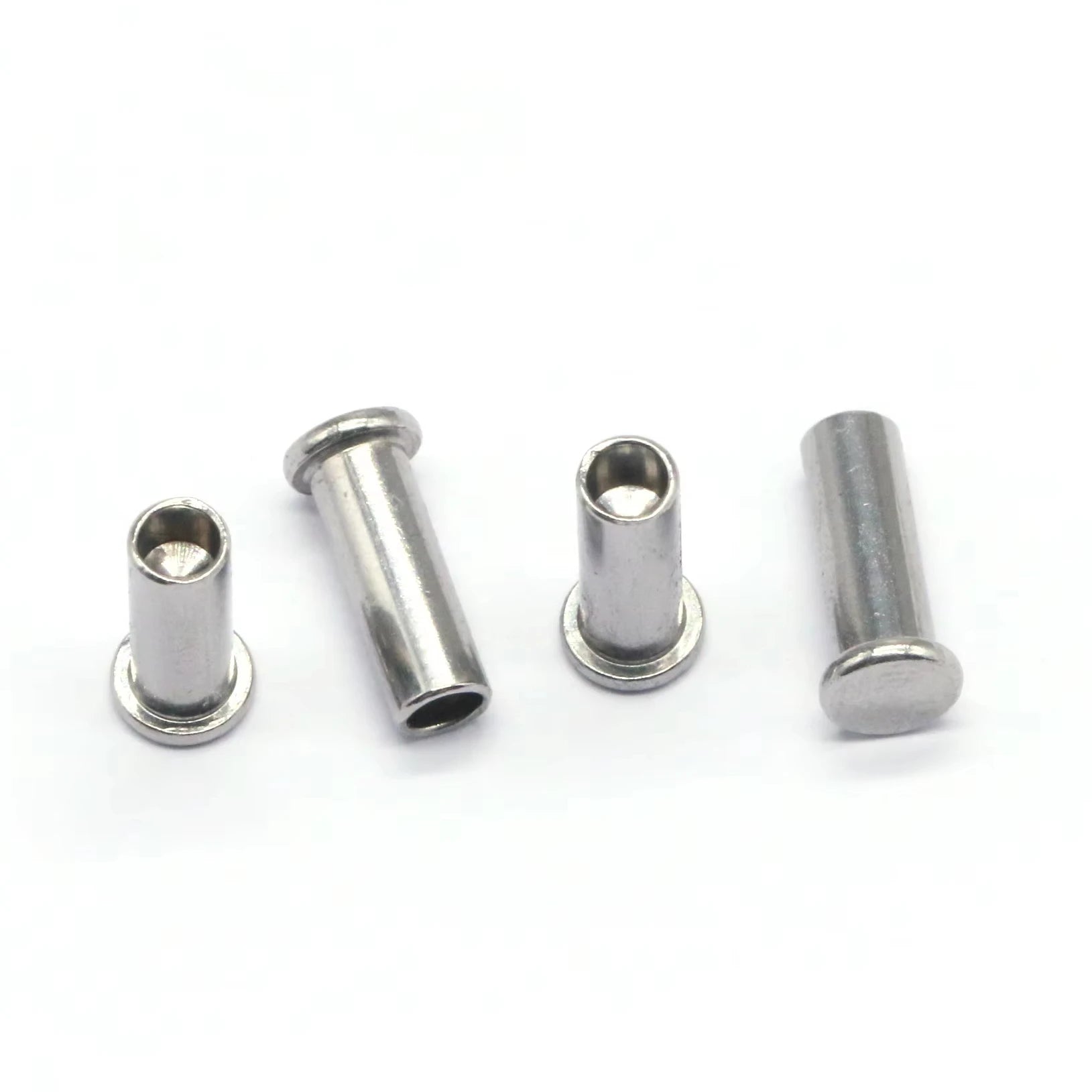 Wholesale High Quality 304 Stainless Steel Semi-Tubular Flat Head Rivets Cheap Price for Industrial Use