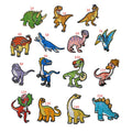 Noda Eco-Friendly PVC Iron-On Embroidered Cute Cartoon Dinosaur Patches for Kids Clothing & Bag Decoration