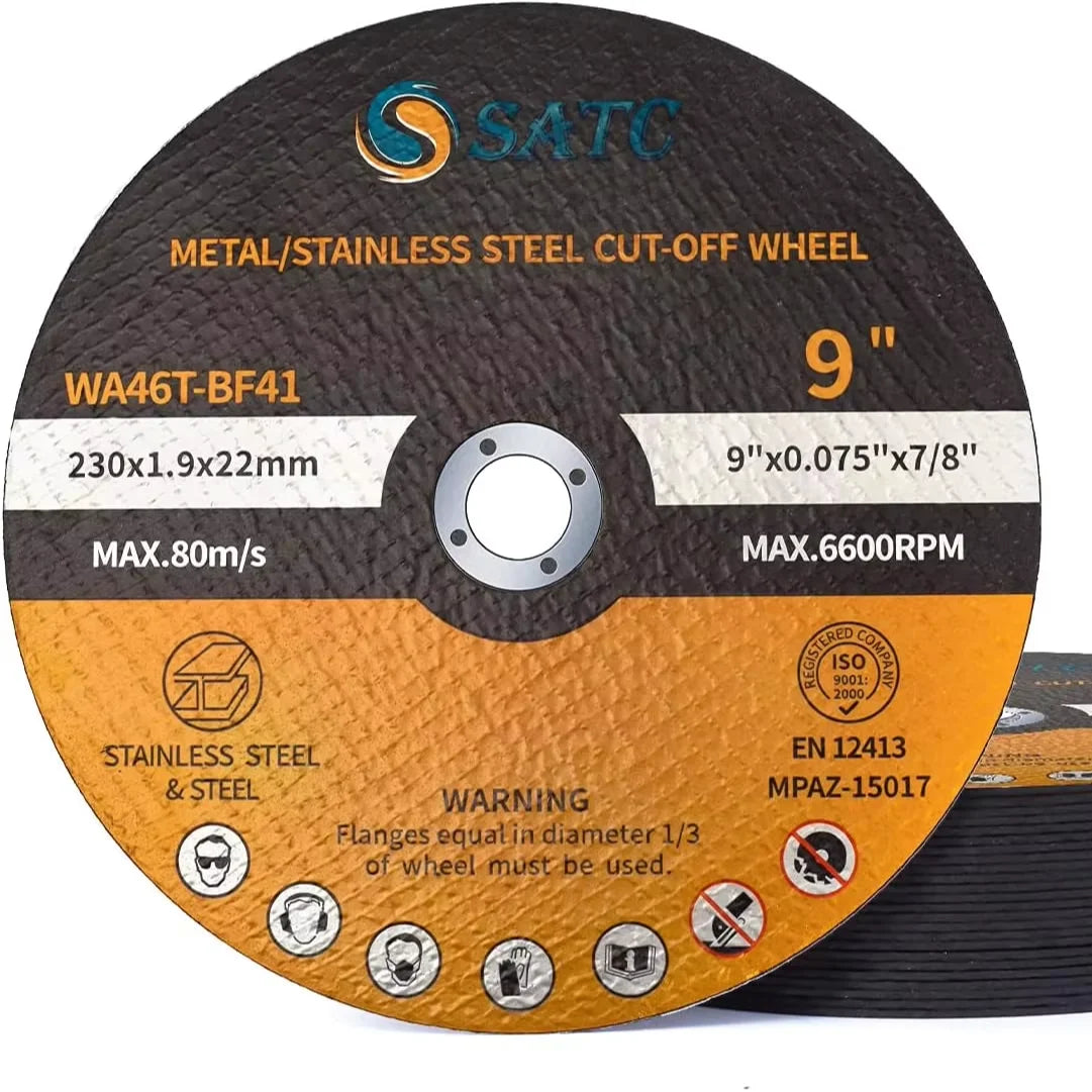 DE Warehouse 24H Shipping Free Delivery Die Grinder Cut Off Wheel 9 Inch 10PCS Cut Off Wheels Fit Angle Grinder Air Tool