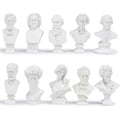 Cheap Greek Figure Bust SKC03 Resin Lifelike Hand-painted European Style Portrait Model Art Head Ornaments for Desk Decoration