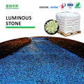 Natural Glow in the Dark Cobbles & Pebbles Luminous Stones for Garden Decoration with Glowing Effect