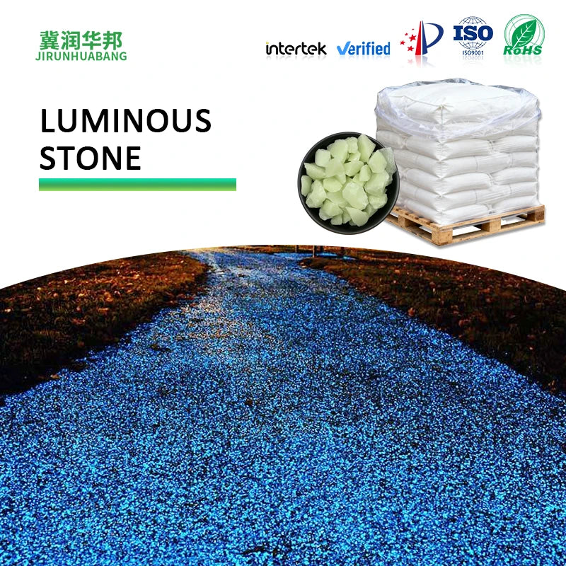 Natural Glow in the Dark Cobbles & Pebbles Luminous Stones for Garden Decoration with Glowing Effect