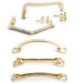 Bag Hardware Metal Zinc Alloy Handbag Handle Metal Handle Accessories Custom Gold Metal Bag Handle for Handbags