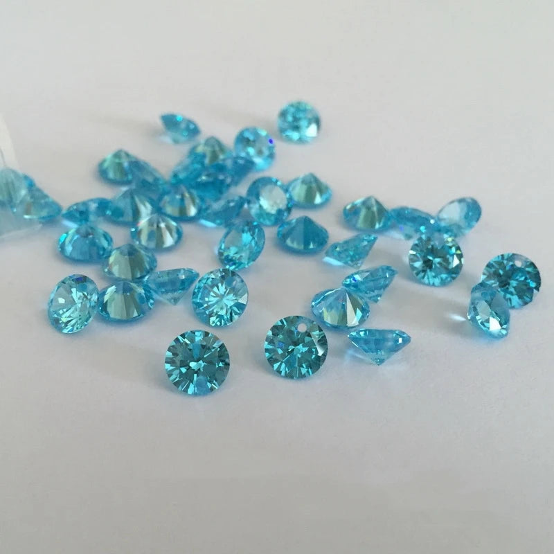 Fashion 4/5/6mm Birthday Zircon Stone AAA Grade Jewelry Pendant for Women Diy Making Bracelet Accessories