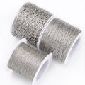 In Stock/support Custom Thin Chain Stainless Steel Cross Ring Chains for Choker Necklaces Jewelry Making Findings