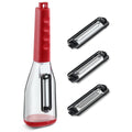 Kitchen Accessories Stainless Steel Multi-Function 3 1 Hand Fruit Vegetable Julienne Peeler Manual Potato Ginger Slicer