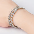 Hot-selling Accessories: Stylish Diamond-Set Bracelet and Exquisite Multi-layer Bridal Water Diamond Hand Chain