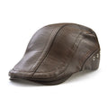 X1692 PU Leather Truck Driver Hat Wholesale Bucket Flat Caps Casual/Outdoor/Travel Appropriate Manufacturer's Bucket Hat