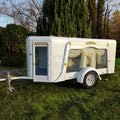 2025 Simple Blue St. Horse Hearse Classic Funeral Car Coffin Supplies Coffin Vintage Funeral Car for Sale
