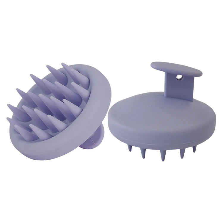 100% Silicone Hair Scalp Massager Shampoo Brush Compact Cushion with Vent for Dandruff Removal