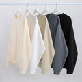 ESW-015 New Style Fashion 600g 100% Cotton Fleece Sweatshirts Crewneck Unisex Men's Oversized Hoodie& Sweatshirts