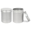 Aluminum Metal Hand Cream Scent Candles Aluminum Tin Aluminum Jars Large Round Metal Tins Containers for Packaging