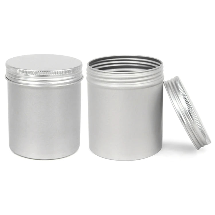 Aluminum Metal Hand Cream Scent Candles Aluminum Tin Aluminum Jars Large Round Metal Tins Containers for Packaging