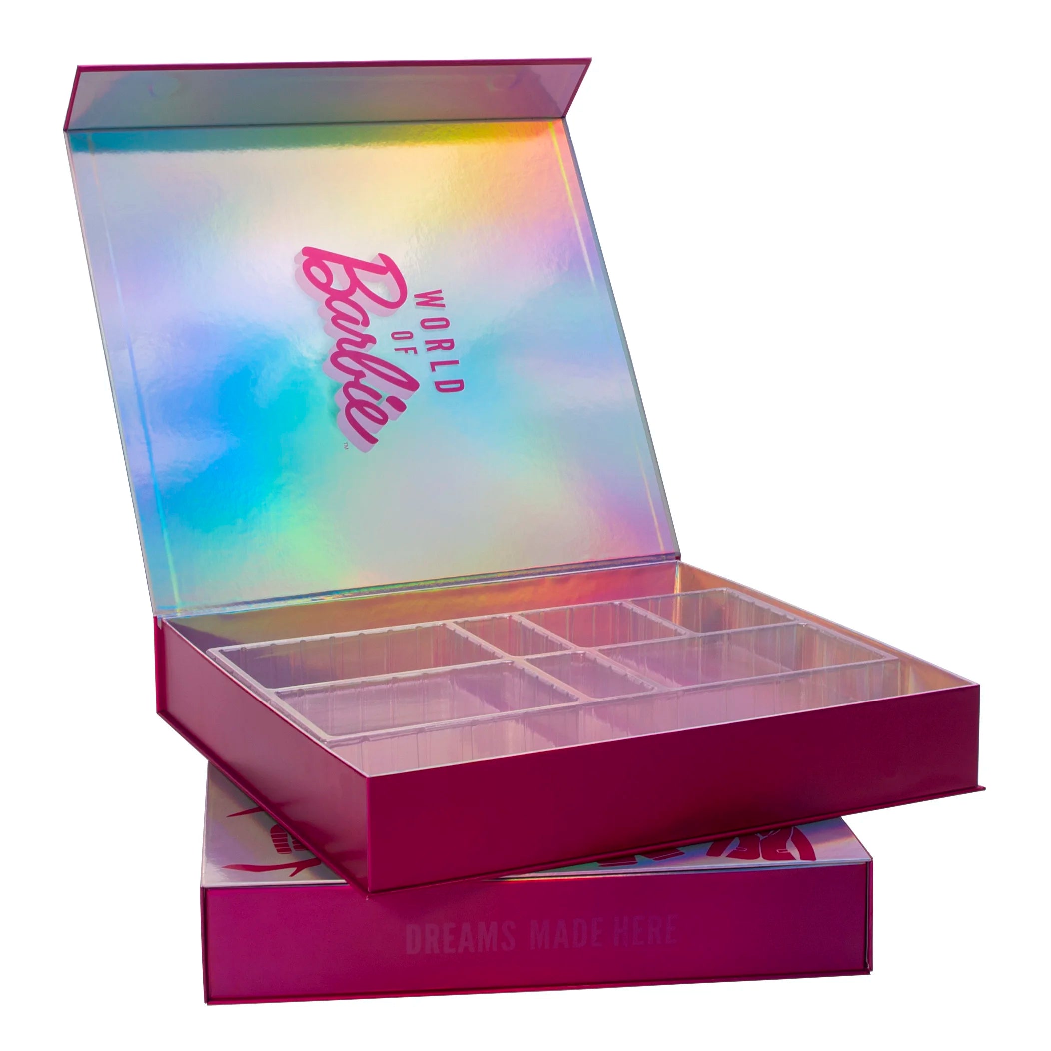 Custom Large Eyelash Gift Packaging Luxury Cosmetics Holographic Box Eco Friendly Magnetic Box Packaging
