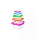 Multi Capacity BPA Free Food Storage Box Plastic Food Container Set