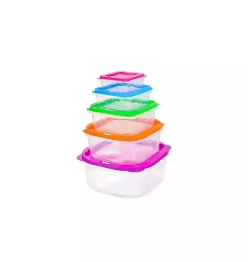 Multi Capacity BPA Free Food Storage Box Plastic Food Container Set