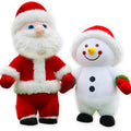 Inflatable Santa Claus Snowman Lovely Mascot Costume for Adult Christmas Suit