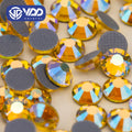 VDD 071 Citrine AB SS6-SS30 High Quality Hotfix Glass Rhinestones Crystal Color AB Flatback Glitter Strass Stones Clothes