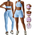 Athletic Activewear Fitness Gym Wear Workout Clothing Yoga Set Sportswear 2023 Women's Seamless for Women Sports Sets for Adults