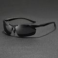 2025 New Luxury Men's TR90 Brown Sports Sunglasses with UV400 Polarized Lenses Custom Logo on Lens Sun Glasses