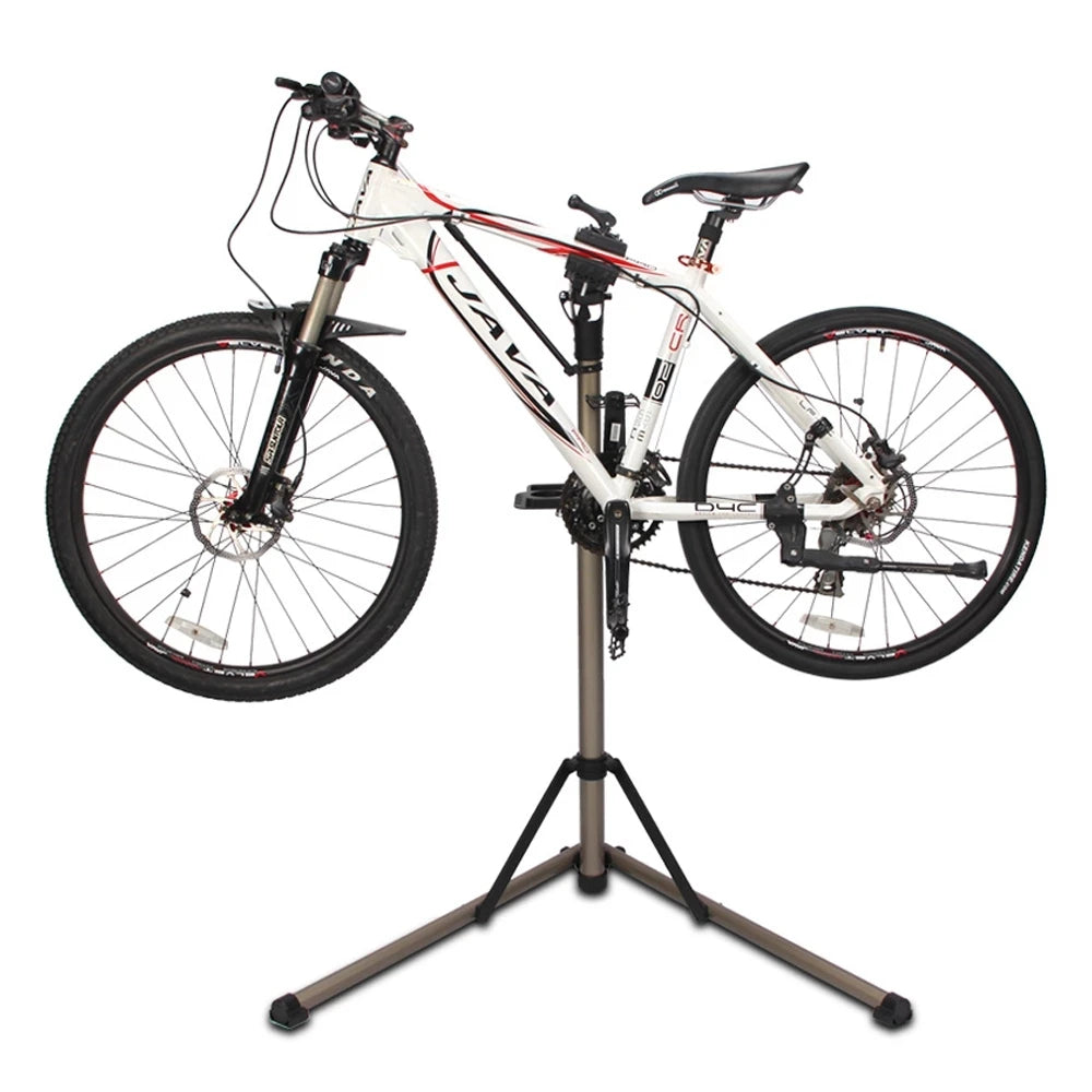 Professional Bicycle Repair Stand Aluminum Alloy Adjustable Fold Bike Rack for Storage and Maintenance