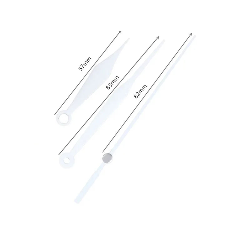 Wholesale DIY Wall Clock Repair Parts  White Metal Clock Pointers Needles