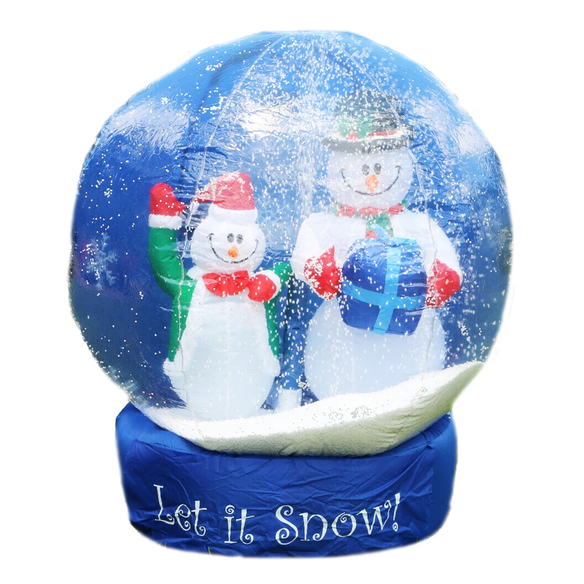 Waterhan Christmas Inflatable PVC Exercise Ball 115cm 20kg+ Capacity Custom Mall Publicity Exhibition Outdoor All Seasons