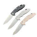 Yangjiang Fold Knives Aluminium Alloy Handle D2 Steel Balde Outdoor Pocket Knife Tactical Hunting  Camping EDC Folding Knife