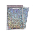 Custom Printed logo Holographic Bubble Mailer Shipping Packaging Bags Poly Bubble Mailers