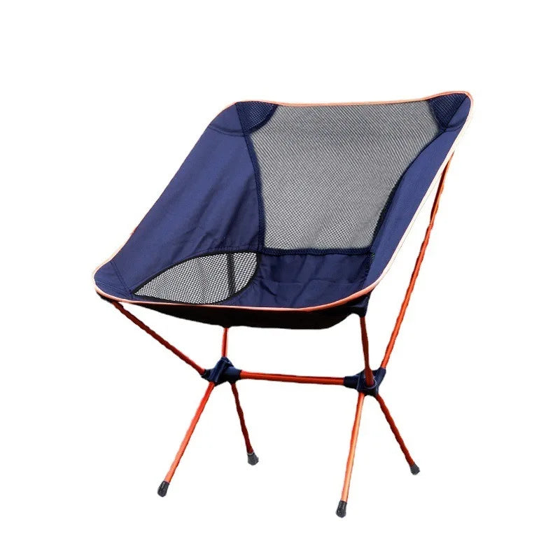 Factory Price Outdoor Folding Chair for Camping Beach Fishing Modern Design with Metal and Wood for Garden Use Customizable Logo
