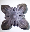 110x110mm Wrought Iron Components Elements Ornamental Flowers for Stair Porch Railing Parts Handrail Balustrade Gate Fence