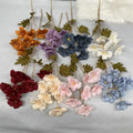 Wholesale 8 Head Silk White Flower Decorative Flower Fake Flower for Wedding