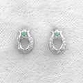 Sterling Silver 4*5mm Semi Mount Stud Earrings Empty Support Blank Claws Setting S925 Base Without Center Stone for DIY Inlay