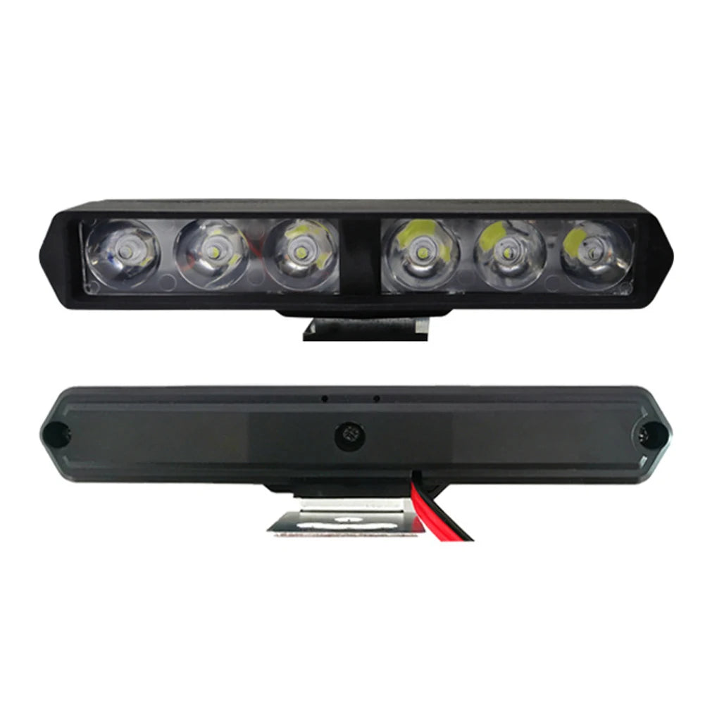 Factory Price 2pcs Motorcycle Headlight SpotLights DRL Flash 6LED High Brightness Lamp Electric Vehicle Autocycle Modified Bulbs