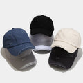 Summer Retro Versatile Soft Top Sunshade Personalized Old Hole Curved Visor Baseball Hat for Men and Women