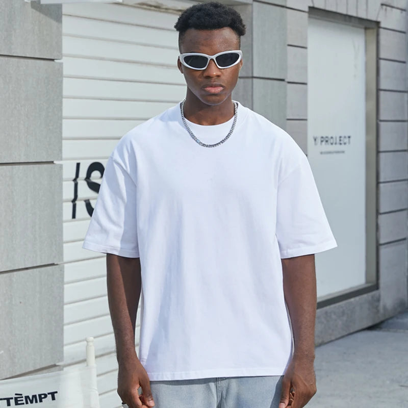 210gsm 250gsm 300gsm 100% Cotton Tshirt Oversized Essentials Customizable Quality Fabric 300 Gsm t Shirt