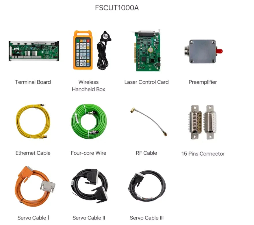 FSCUT1000 control card BMC1603 + terminal board BCL4562 control system for fiber laser CNC cutting machine