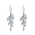 Natuna 2025 Fashion 925 Silver Wholesale Designer Inspired Earrings Pendants Charms Novelty Tree Leaf Zircon Jewelry for Women