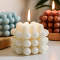 Handmade 4-Layer Rubik's Cube Scented Beeswax Candle for Home Decor Photo Wedding Holidays-for Thanksgiving Christmas New Year