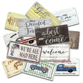 Wholesale Decorative Wooden Hanging Wall Plaque Farmhouse Wooden Signs Welcome for Front Porch Door Home Wall Decor