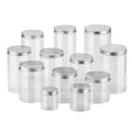 32 oz 1000 ml Clear Plastic Empty Jar with Screw Lid