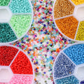 5000pcs Jewelry Making DIY Beads Assorted Kit Cuentas De Colores Mostacilla Calibrada Glass Seed Beads With Organizer